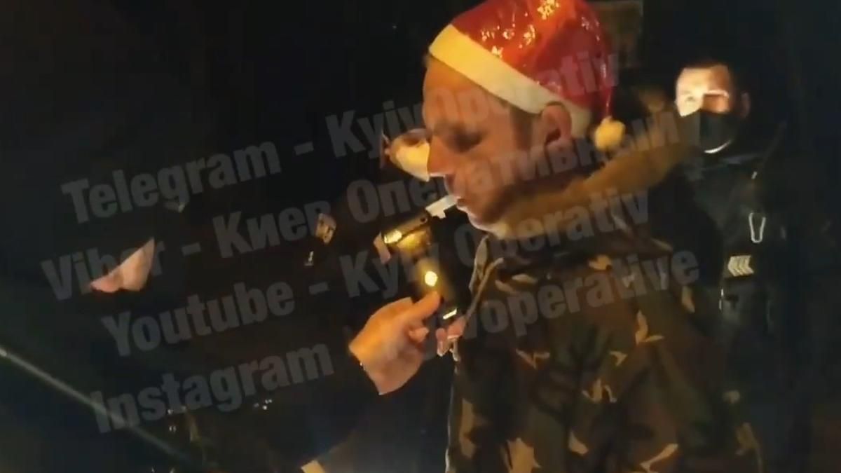 У Києві п’яний Санта не вписався у поворот