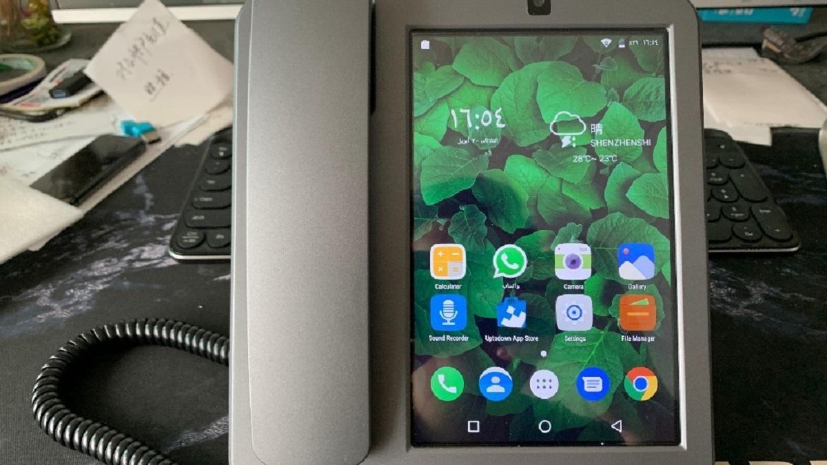 Стационарный телефон на базе операционной системы Android: фото