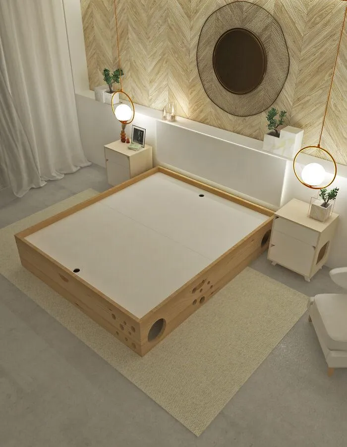 Новая модель кровати будет иметь гидравлическую систему для облегчения уборки