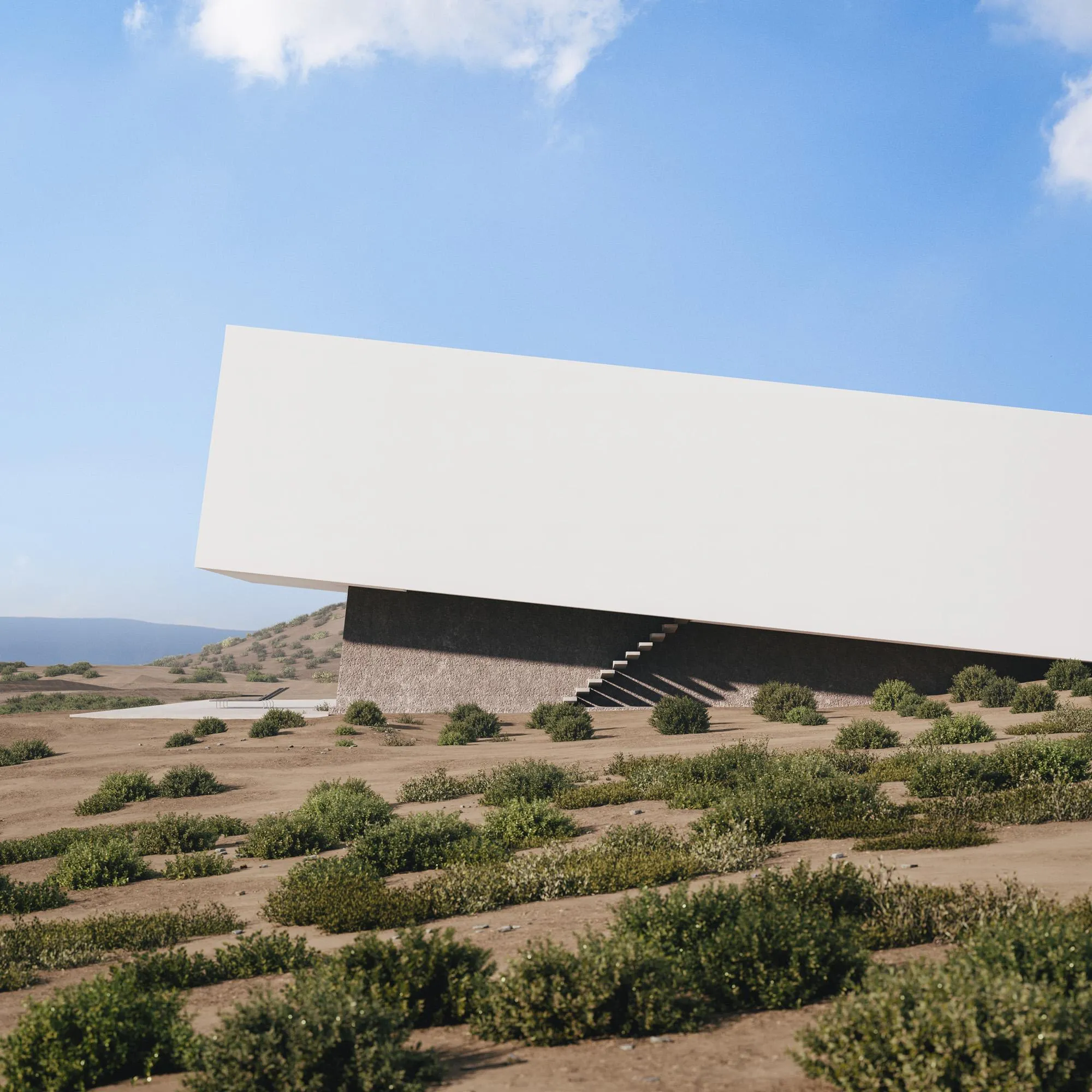 Приватні зони дому ніби занурені в землю / Фото Archisearch Приватні зони дому ніби занурені в землю / Фото Archisearch