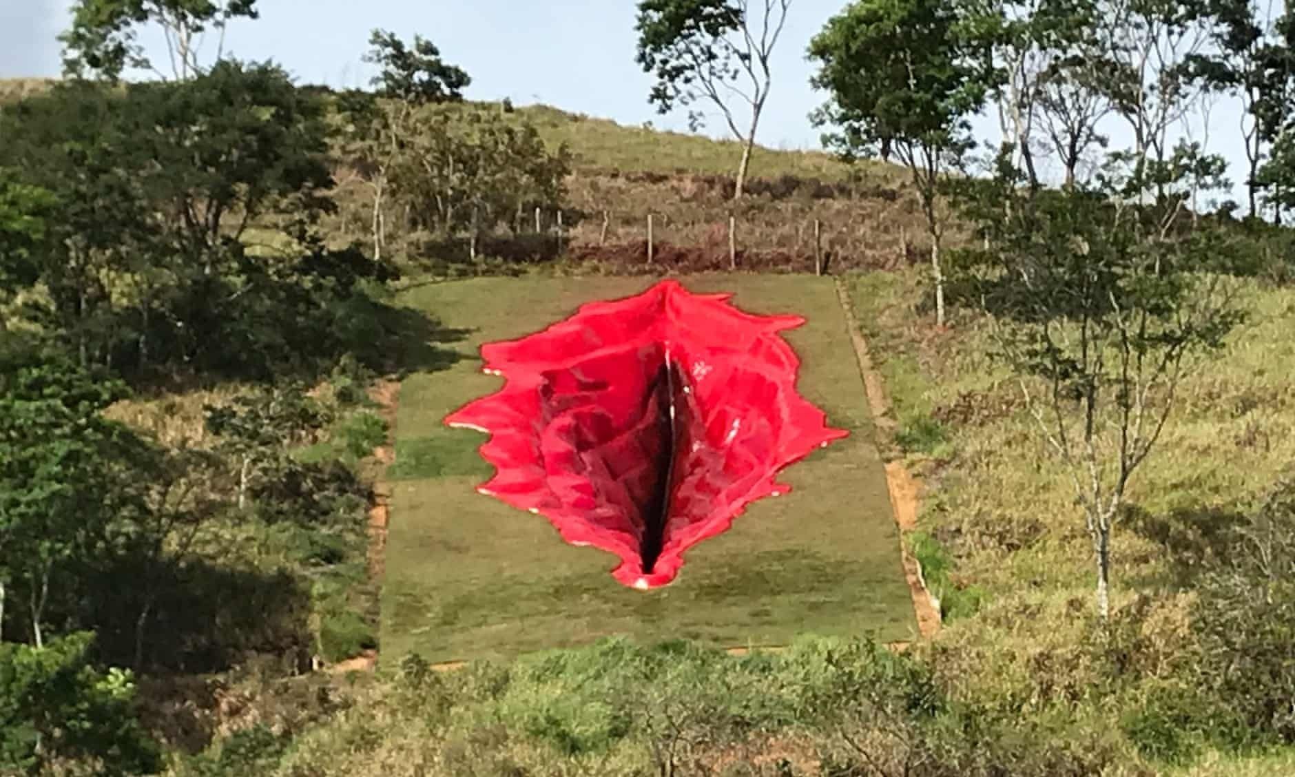 Скульптура 33-метрової вагіни з'явилася у Бразилії: фото, що відомо