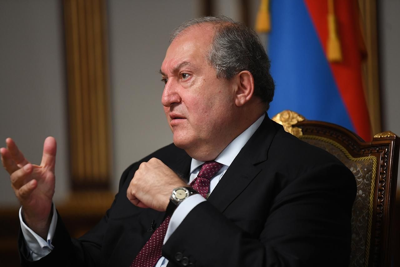 Президент Вірменії Саркісян захворів на коронавірус