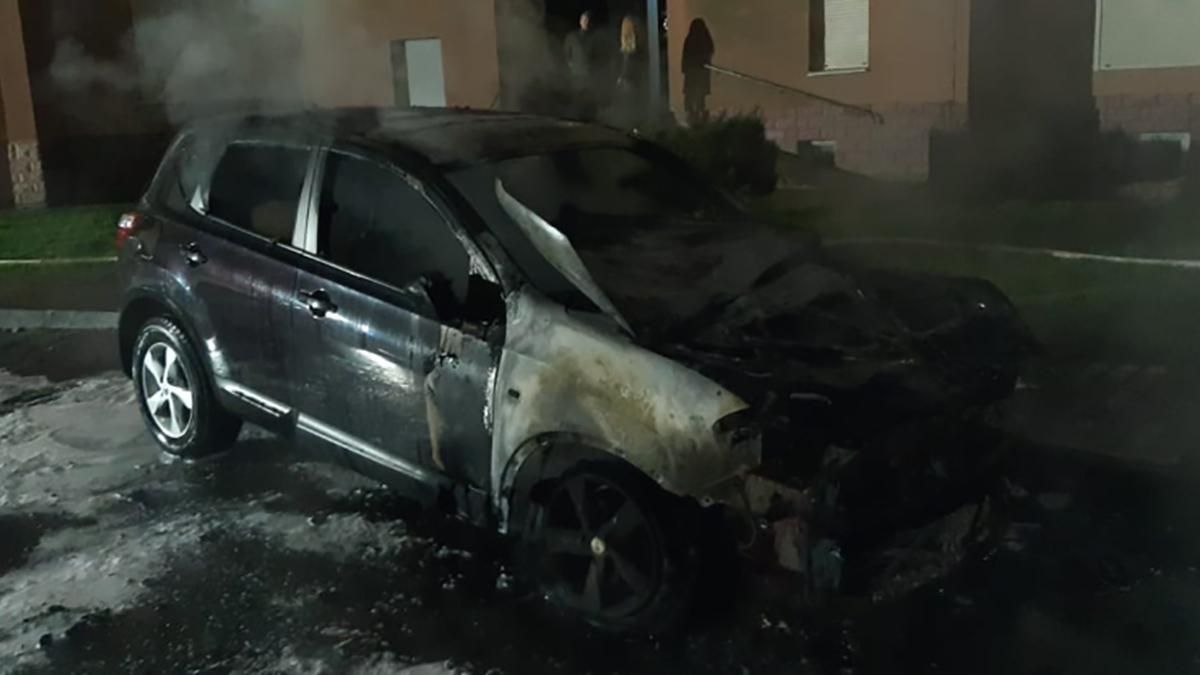 Судді Івано-Франківського міського суду Ользі Бабій спалили автомобіль: що відомо