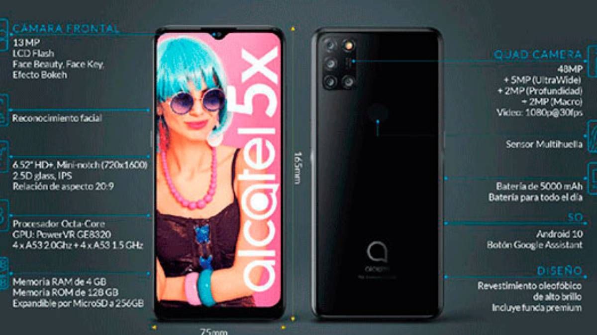 Alcatel 5X і Alcatel 1V Plus: характеристика і ціна нових смартфонів 