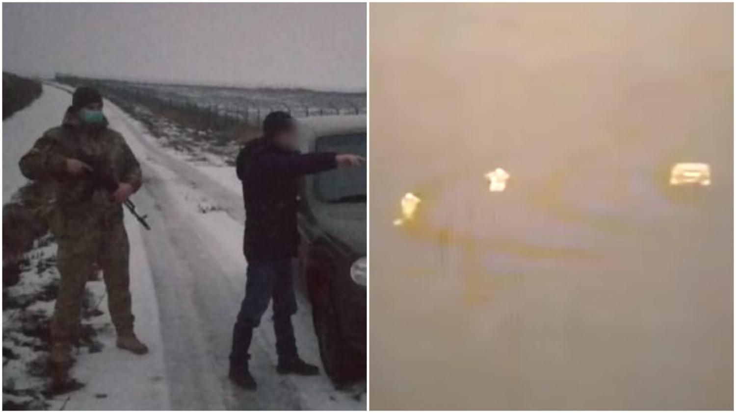 На Харківщині росіянин ховався від прикордонників у снігу: затримання