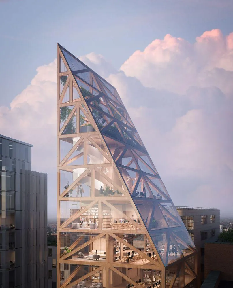 Дивовижна форма будівлі  / Фото Archdaily Дивовижна форма будівлі  / Фото Archdaily