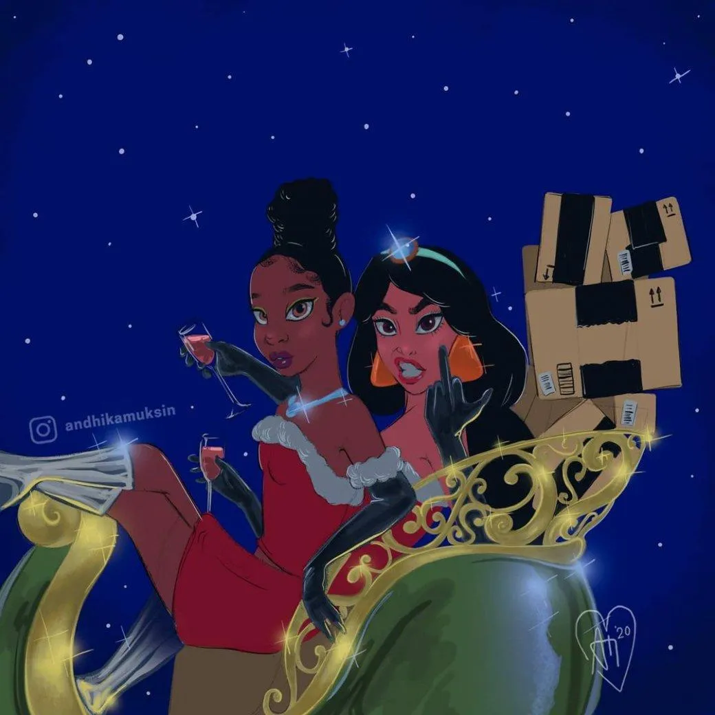 Паршиві подарунки та міцні напої: як принцеси Disney святкують Новий Рік Паршиві подарунки та міцні напої: як принцеси Disney святкують Новий Рік