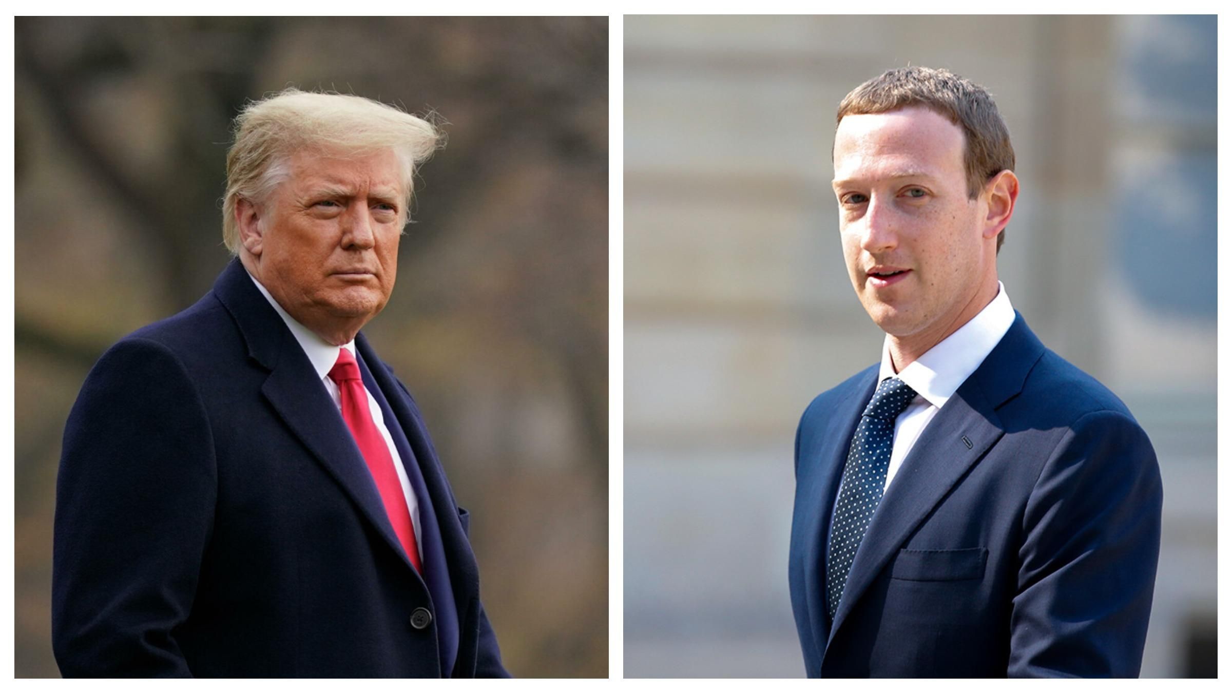 Цукерберг заборонив Трампу публікувати пости у фейсбуці та інстаграмі Цукерберг заборонив Трампу публікувати пости у фейсбуці та інстаграмі