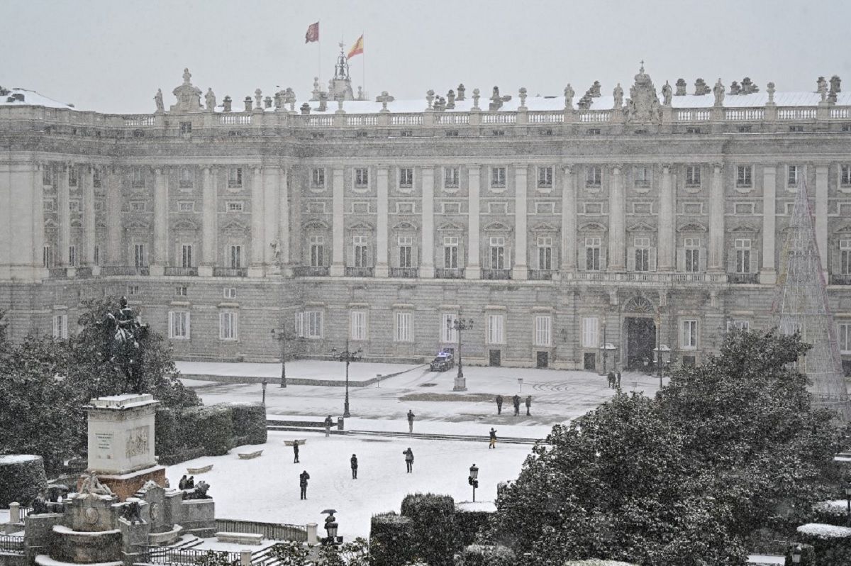 Мадрид накрыл крупнейший снегопад века: фото