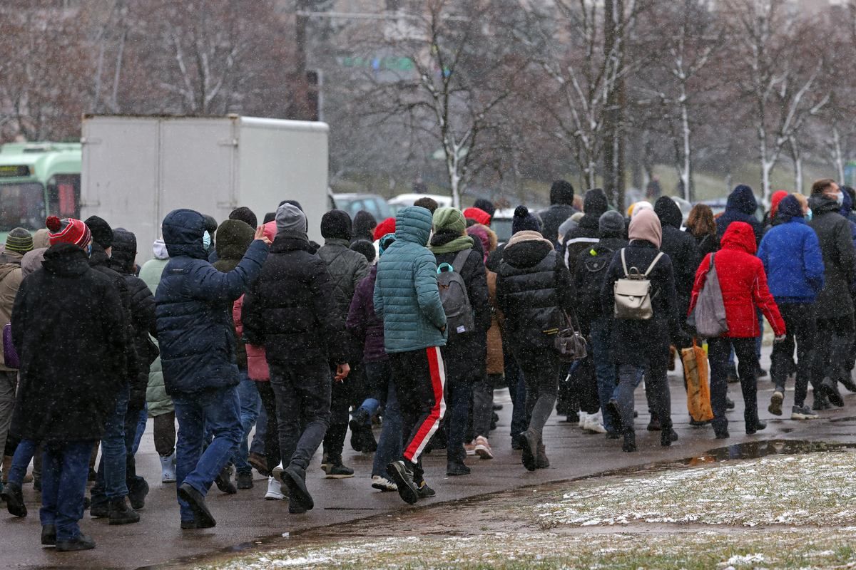 У містах Білорусі відбуваються локальні акції протесту 9 січня 2021