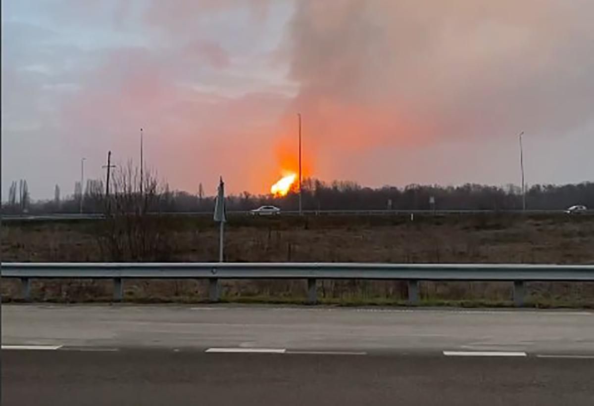 На Полтавщині 9 січня 2021 стався вибух через аварію на газопроводі