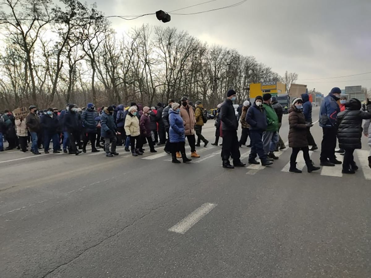 Протест на Харківщині: вимагають зниження комунальних тарифів