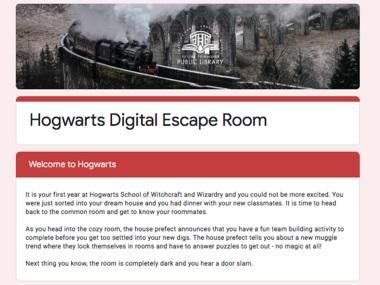 Цифрова квест-кімната Хогвартса