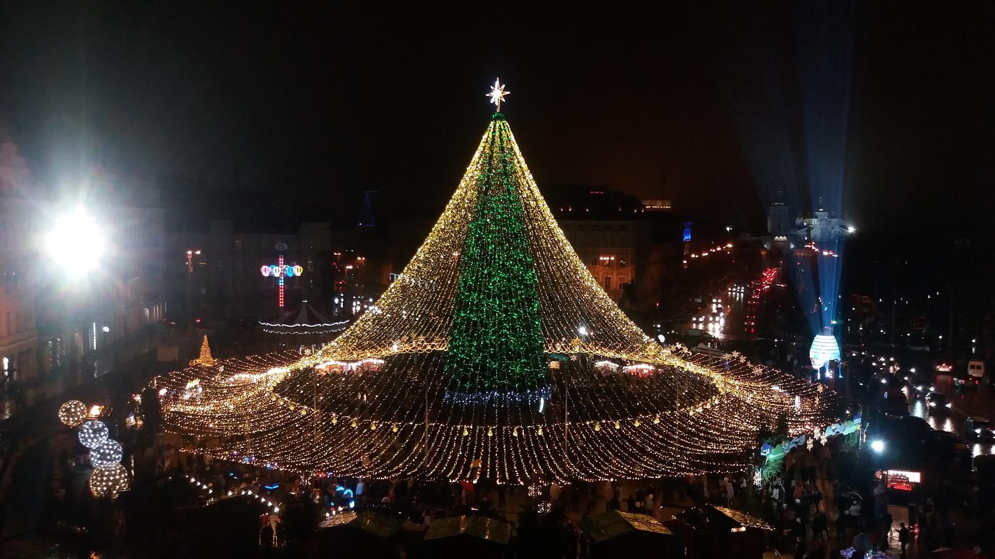 У Києві почали демонтувати головну ялинку країни У Києві почали демонтувати головну ялинку країни