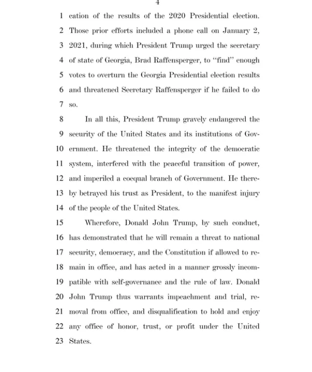 резолюція про імпічмент трампа резолюція про імпічмент трампа