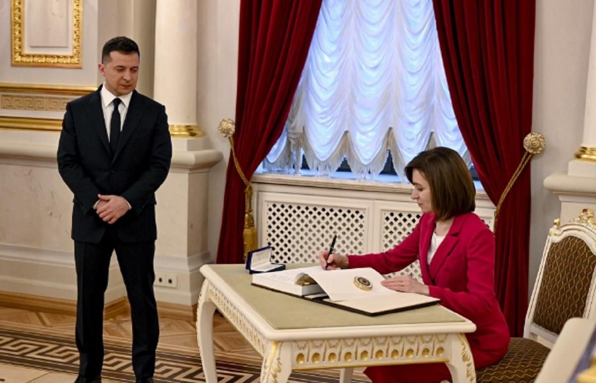 Зеленский и Санду договорились создать президентский совет Зеленский и Санду договорились создать президентский совет