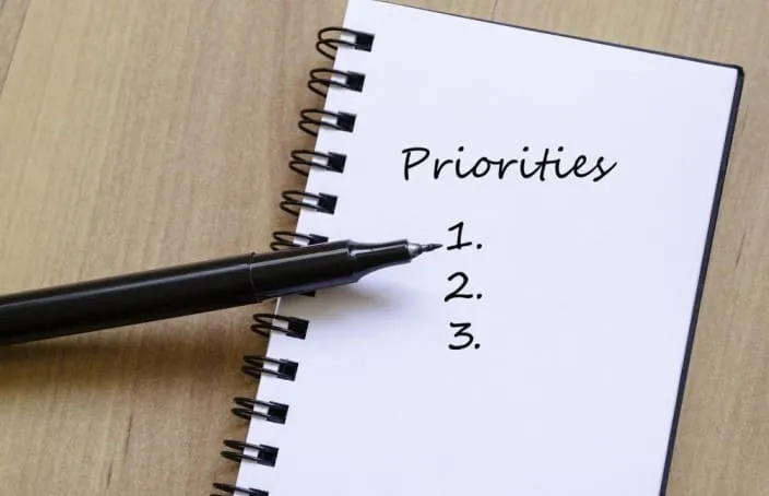 Розставте пріорітети Розставте пріорітети