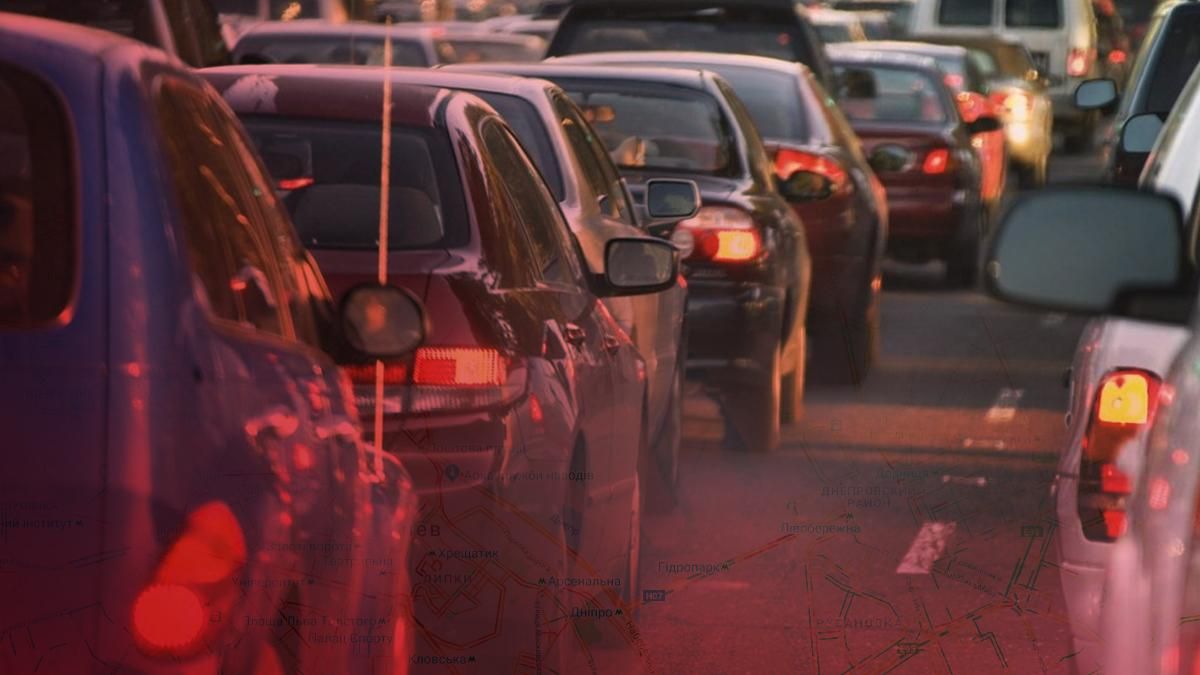 Київ увійшов у 10-ку міст з найбільшими заторами Київ увійшов у 10-ку міст з найбільшими заторами