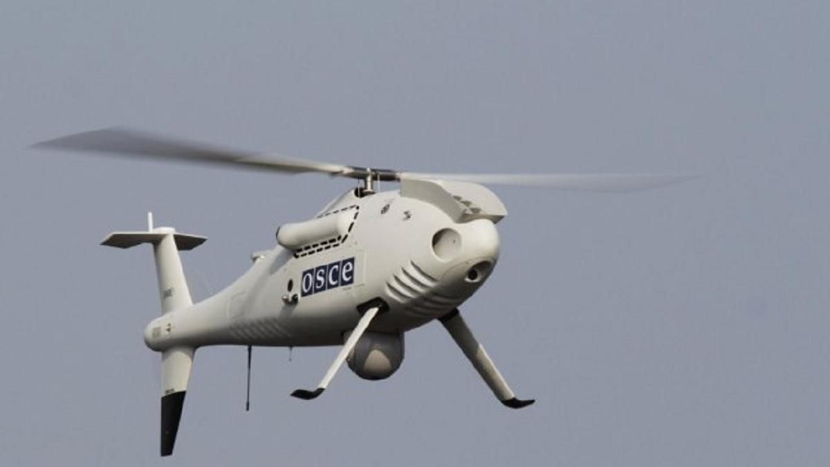 Боевики обстреляли беспилотники ОБСЕ на Донбассе Боевики обстреляли беспилотники ОБСЕ на Донбассе