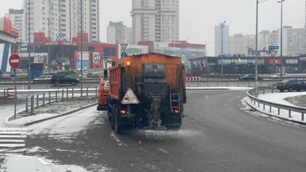 Київ 24.01.2021 починає засипати снігом: фото та відео