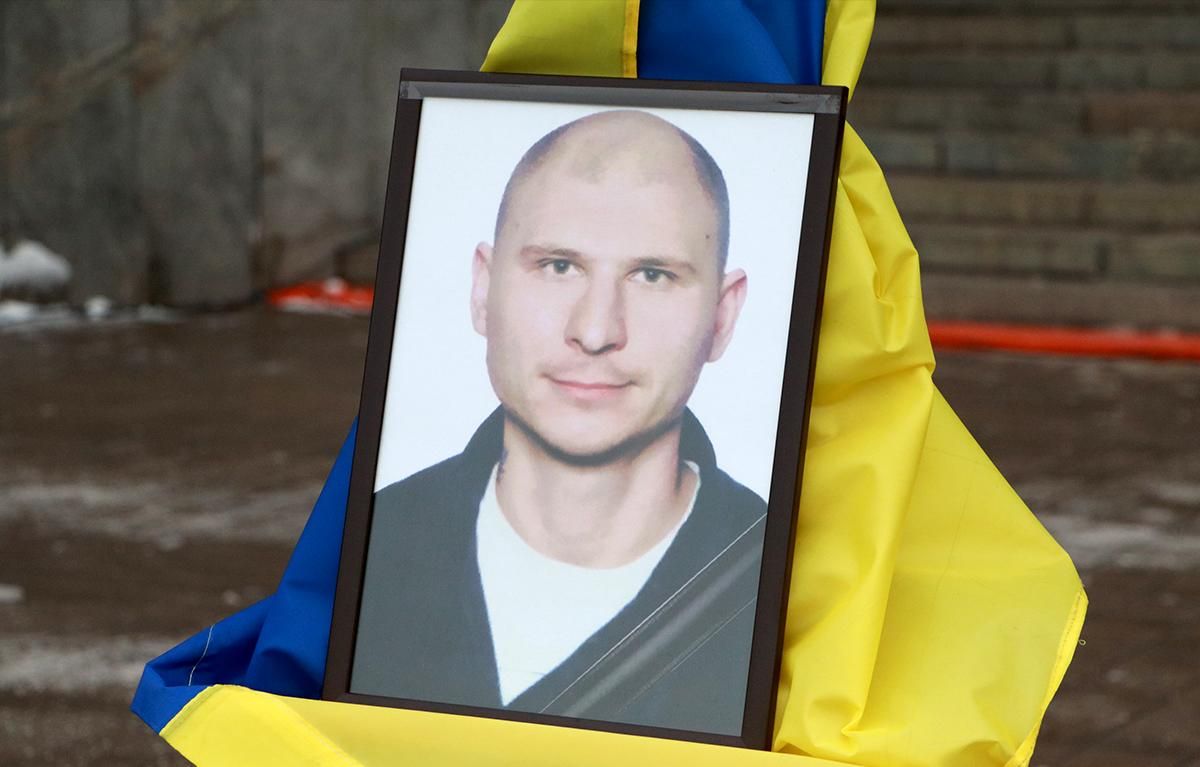 У Запоріжжі попрощалися із загиблим Олегом Андрієнком: фото У Запоріжжі попрощалися із загиблим Олегом Андрієнком: фото