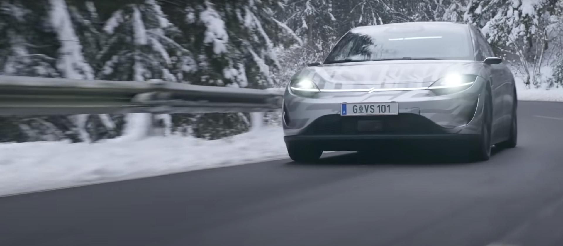 Vision-S первый электромобиль Sony уже тестируют на дорогах Vision-S первый электромобиль Sony уже тестируют на дорогах