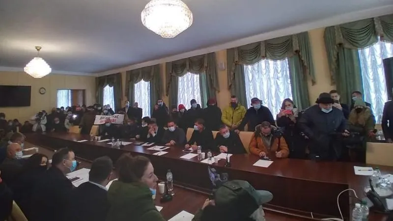 Протести у Житомирі 15 січня Протести у Житомирі 15 січня