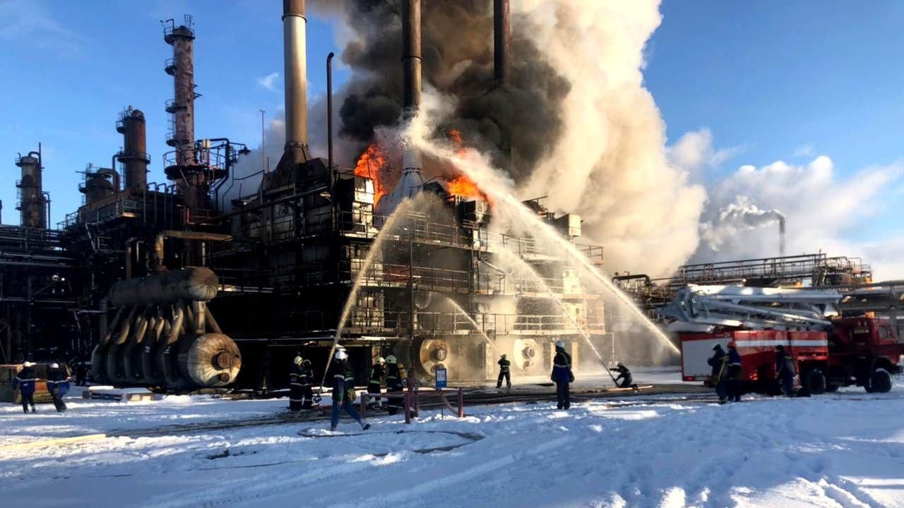 Химзавод горел в Калуше на Прикарпатье 15 января 2021: все детали, видео