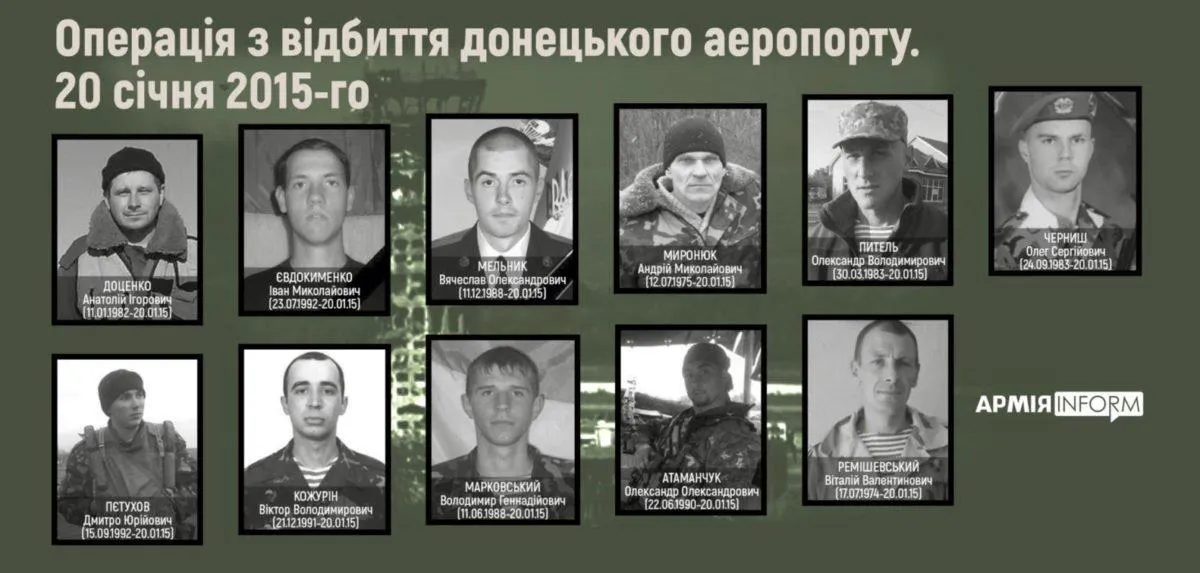 Втрати під час операції з відбиття донецького аеропорту Втрати під час операції з відбиття донецького аеропорту