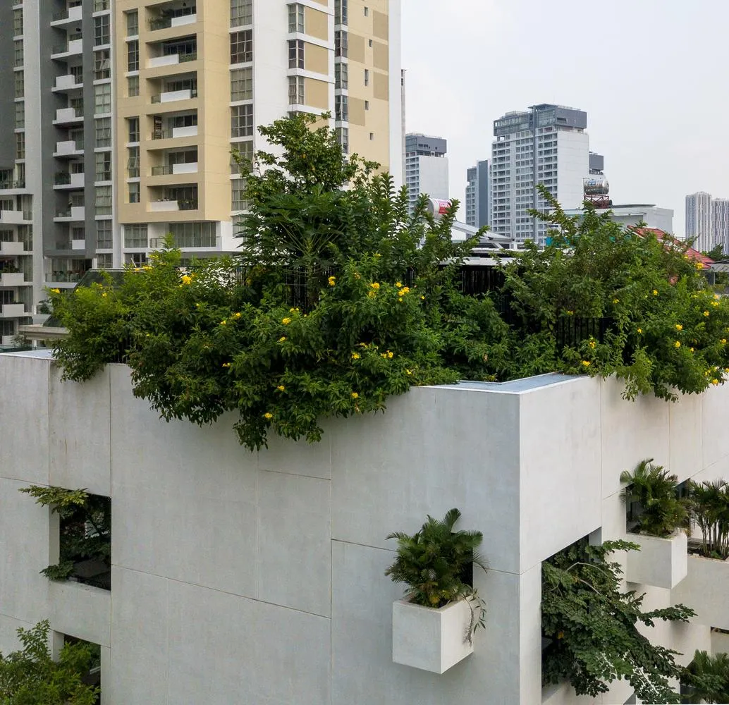 Зелені насадження у кужному куточку будинку / Фото Archdaily Зелені насадження у кужному куточку будинку / Фото Archdaily