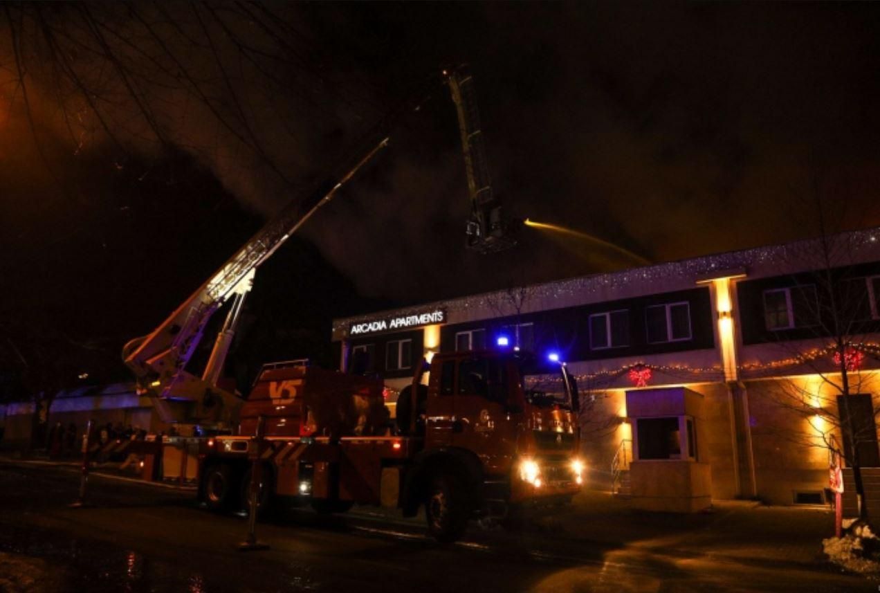 В Одесі сталася пожежа в триповерховому житловому будинку