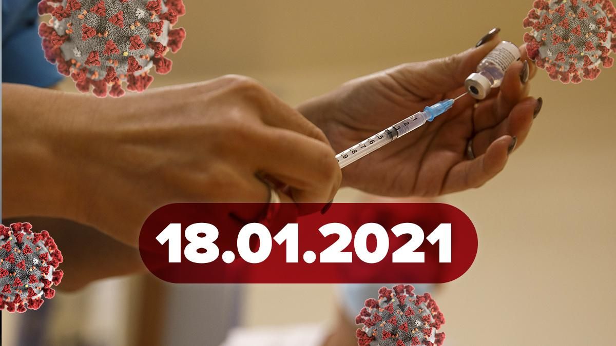 Коронавирус в Украине, статистика 18 января 2021 – новости