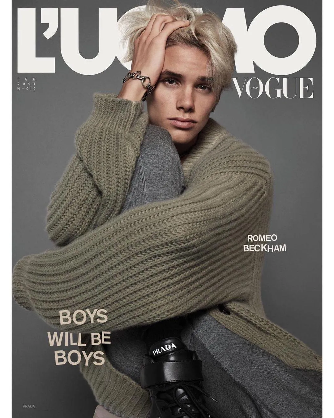 Син Вікторії Бекхем на обкладинці L'Uomo Vogue Син Вікторії Бекхем на обкладинці L'Uomo Vogue