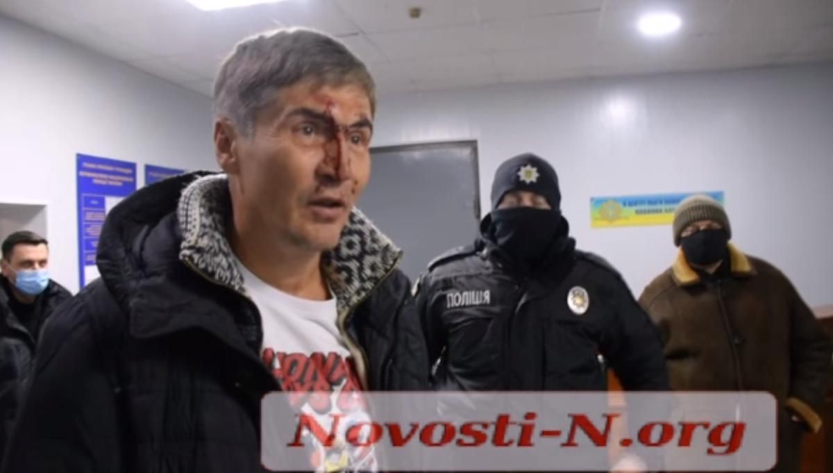 В Николаеве за скандалом задержали экс-нардепа