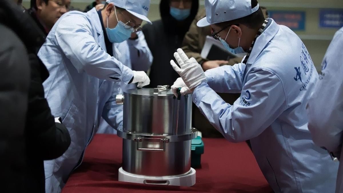 Китай будет хранить почву с Луны до лучших времен Китай будет хранить почву с Луны до лучших времен