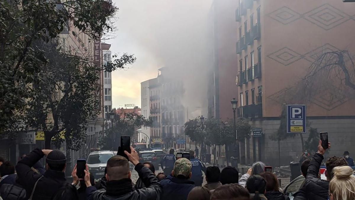 Руйнівний вибух у Мадриді 20.01.2021: є жертви та потерпілі