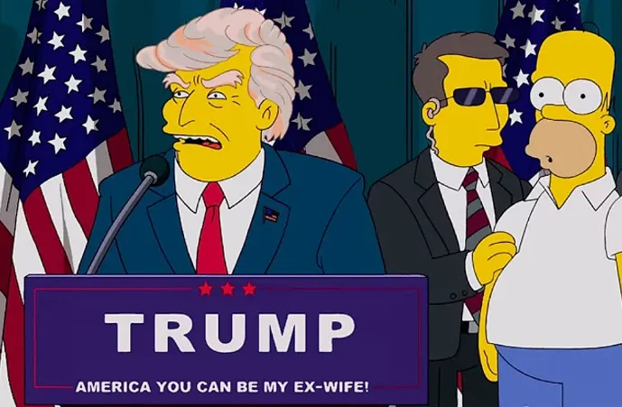 Дональд Трамп у мультфільмі Дональд Трамп у мультфільмі