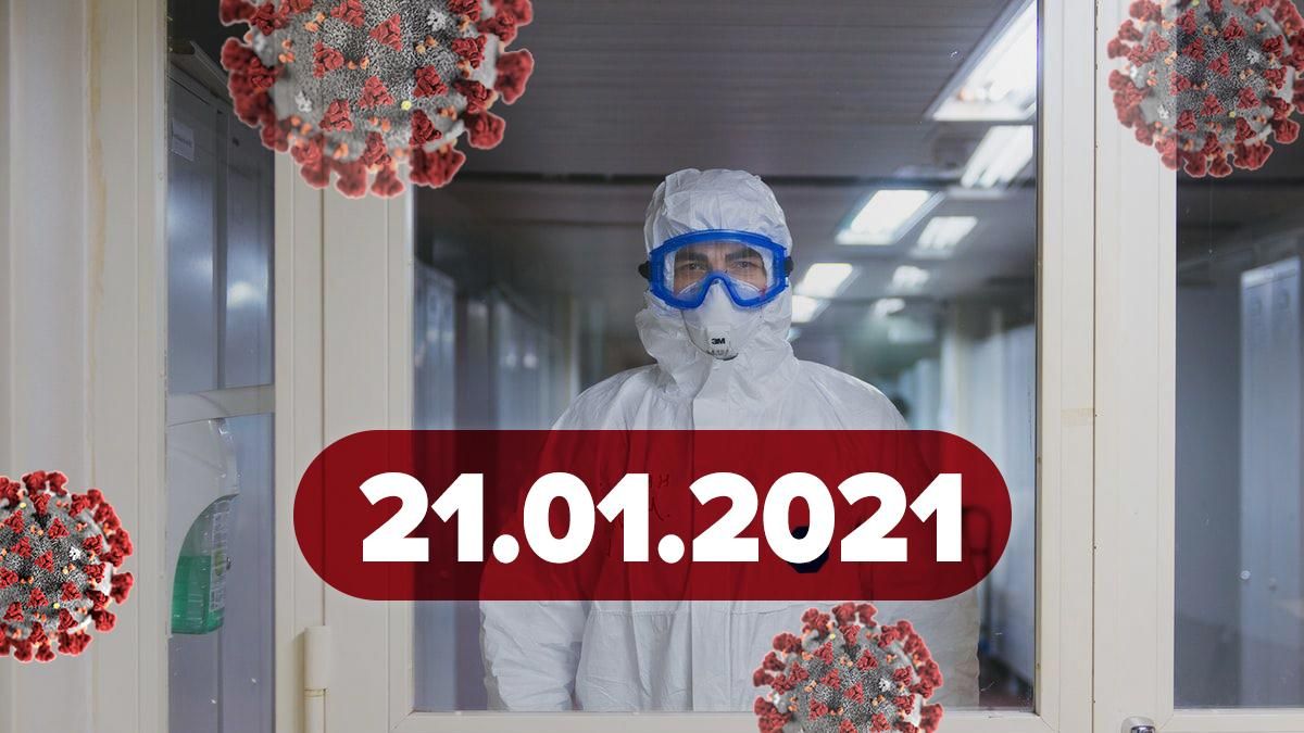 Коронавирус в Украине, статистика 21 января 2021 – новости