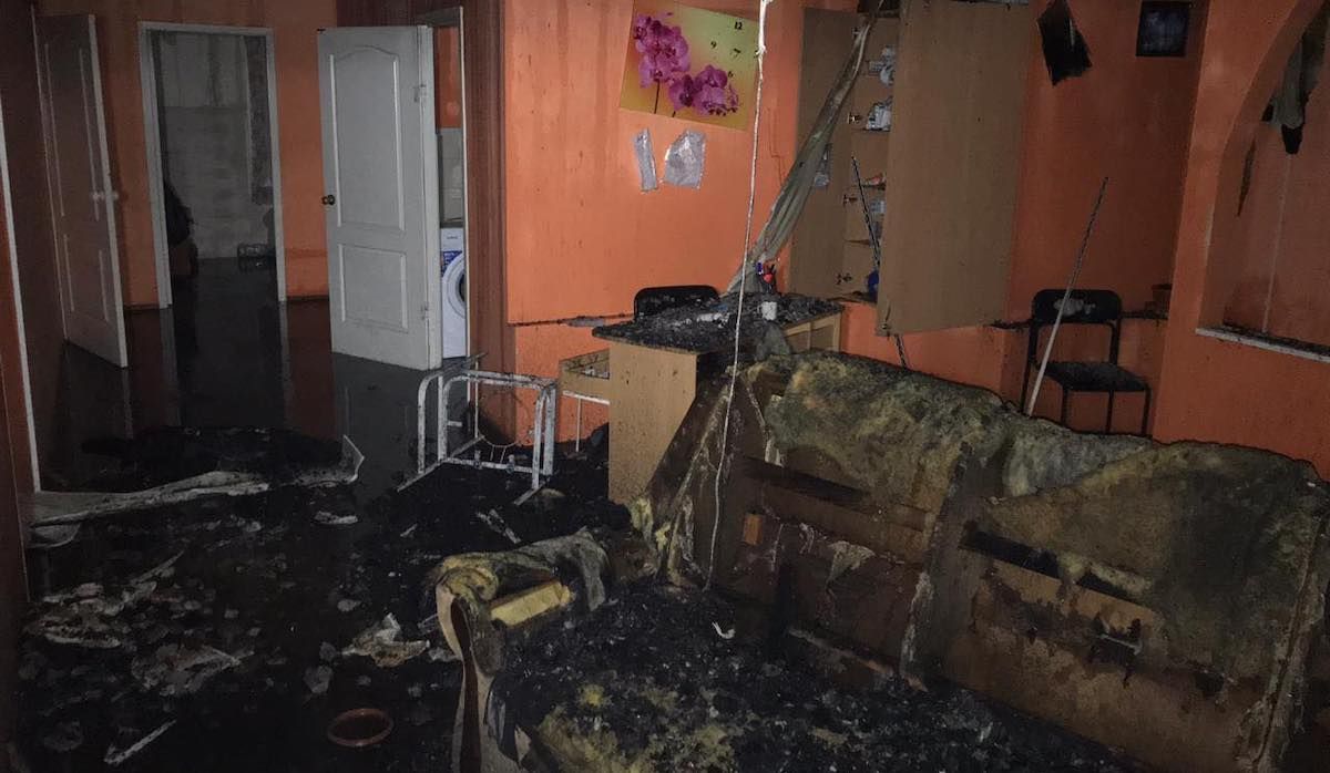 После трагического пожара в Харькове задержали 3 человек: фото