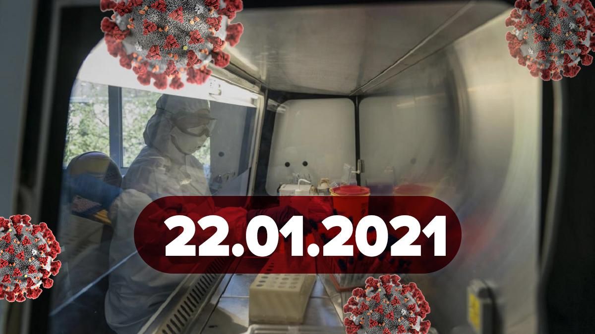 Коронавирус в Украине, статистика 22 января 2021 – новости