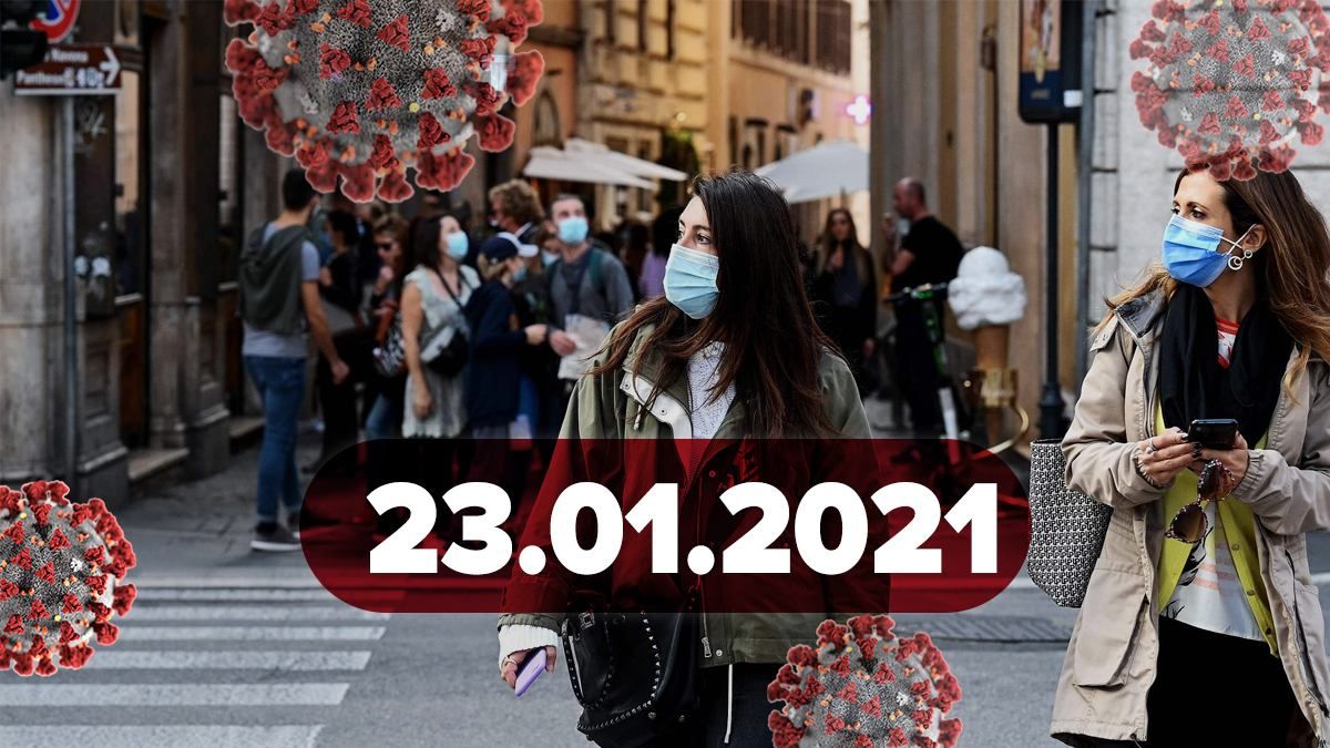 Коронавірус Україна, статистика 23 січня 2021 – новини