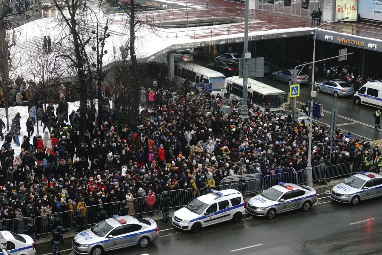 Россия охвачена протестами: впечатляющие фото и видео с высоты Россия охвачена протестами: впечатляющие фото и видео с высоты