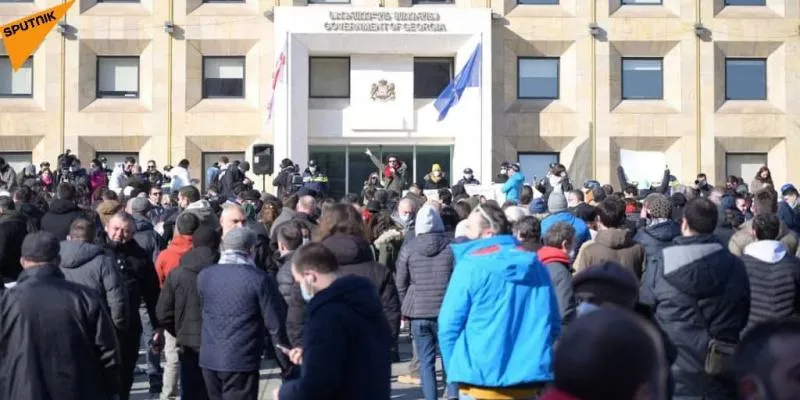 Протест у Грузії Протест у Грузії