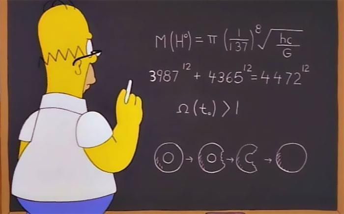 Гомер відкрив рівняння Бозона Хіггса