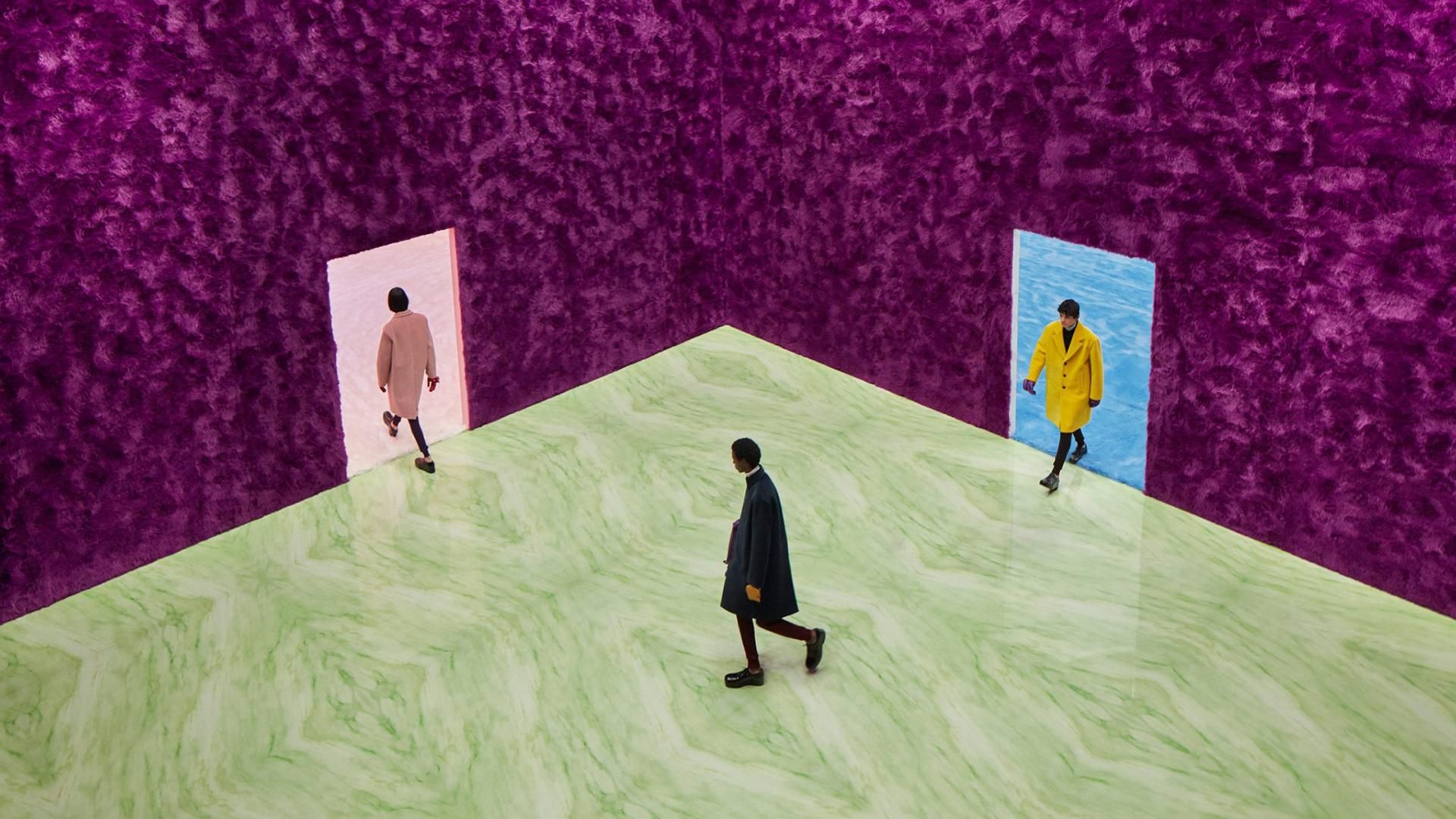 4 кімнати для Prada: дизайнер створив інтер'єр для модного показу