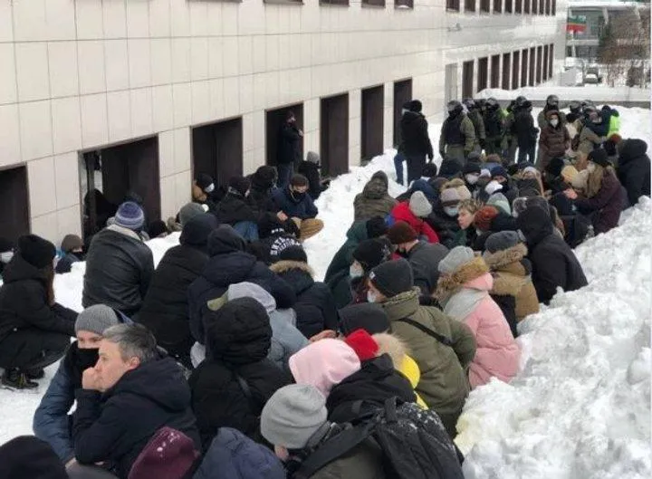 У Казані жорстоко затримали активістів 31.01.2021