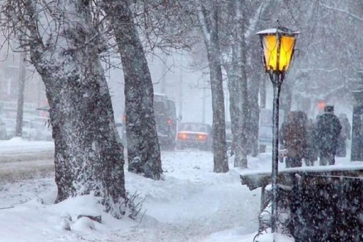 Непогода в Украине 28 января: где красный уровень опасности