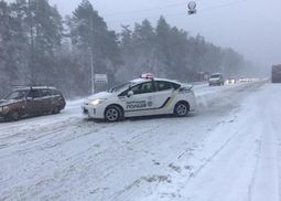 Люди застряли в автобусах: из-за непогоды в Одесской области запретили движение – видео