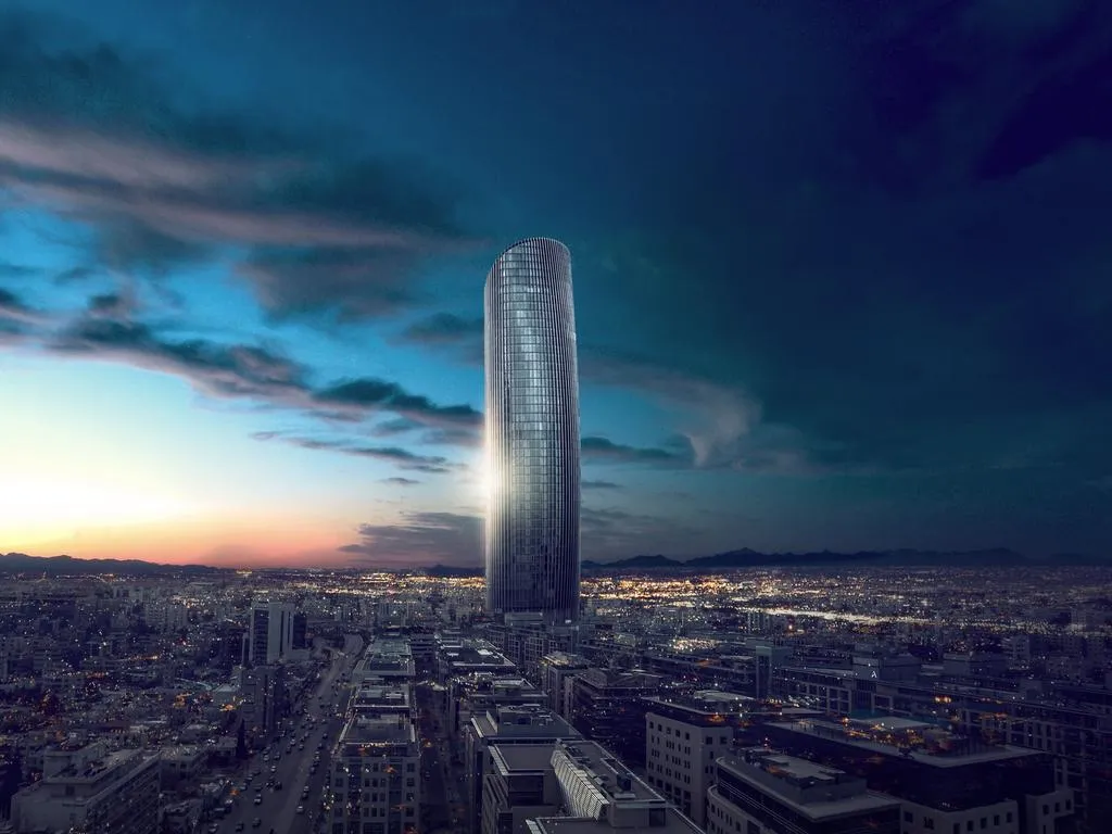 Вежа височіє над горизонтом в Аммані  / Фото The Skyscraper Center Вежа височіє над горизонтом в Аммані  / Фото The Skyscraper Center