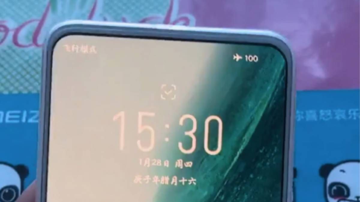 Непредставлений Meizu 18 з підекранною камерою засвітився на відео